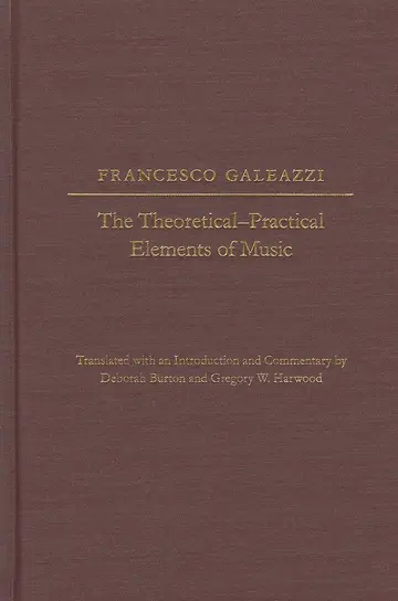 Cover of The the Theoretical-Practical Elements of Music, Parts III and IV