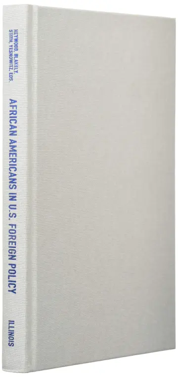 Cover of African Americans in U.S. Foreign Policy