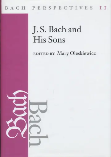 Cover of Bach Perspectives 11