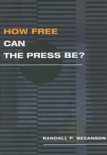 Cover of How Free Can the Press Be?