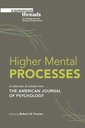 Cover of Higher Mental Processes