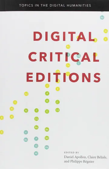 Cover of Digital Critical Editions
