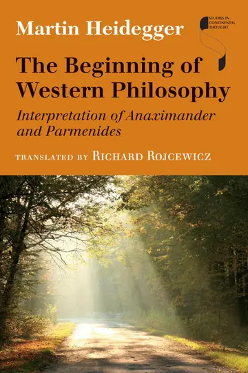 Cover of The Beginning of Western Philosophy