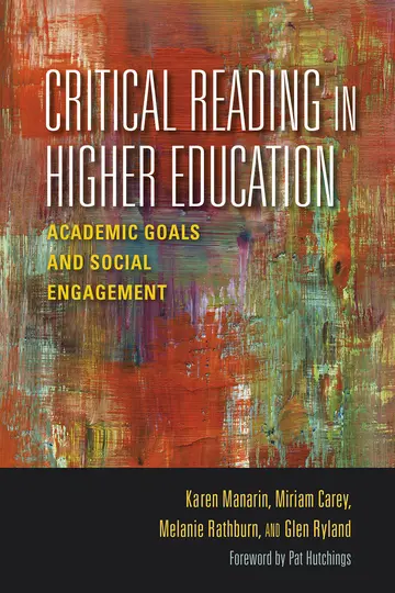 Cover of Critical Reading in Higher Education