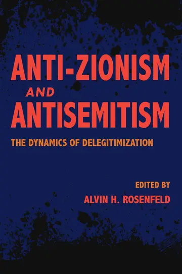 Cover of Anti-Zionism and Antisemitism