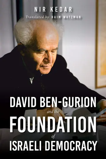 Cover of David Ben-Gurion and the Foundation of Israeli Democracy