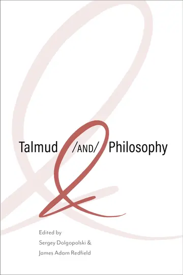 Cover of Talmud and Philosophy