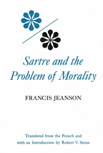 Cover of Sartre and the Problem of Morality