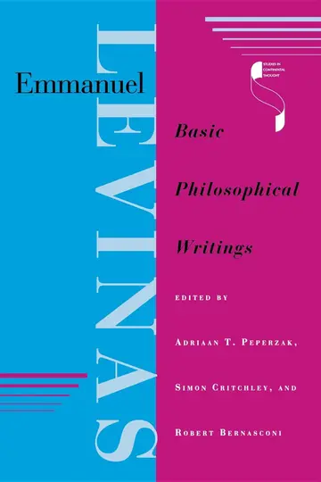 Cover of Emmanuel Levinas