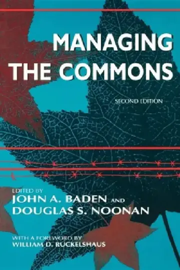 Cover of Managing the Commons, Second Edition