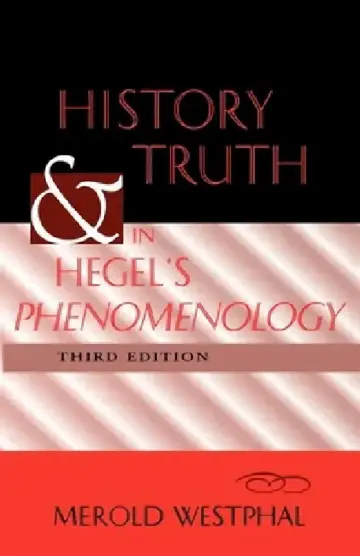 Cover of History and Truth in Hegel's Phenomenology, Third Edition