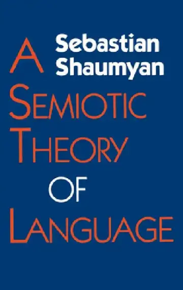 Cover of Semiotic Theory of Language
