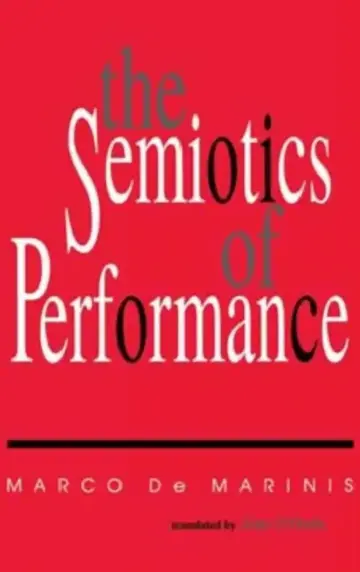 Cover of The Semiotics of Performance