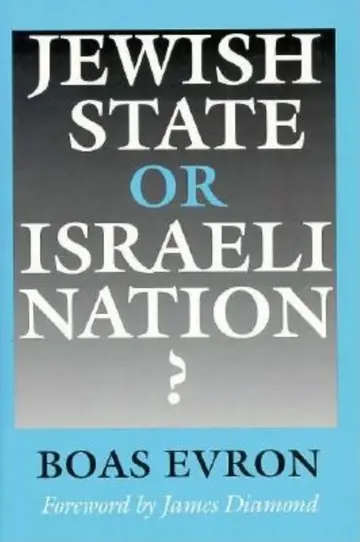 Cover of Jewish State or Israeli Nation?