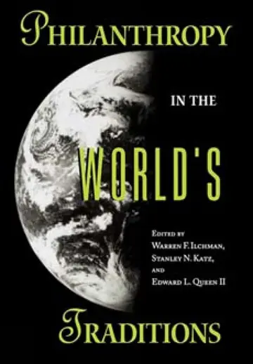 Cover of Philanthropy in the World's Traditions
