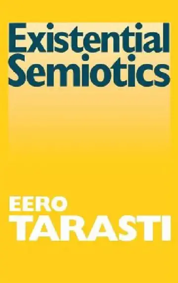 Cover of Existential Semiotics