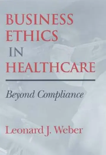 Cover of Business Ethics in Healthcare