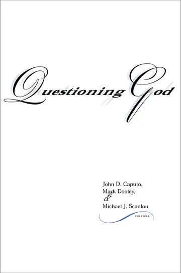 Cover of Questioning God