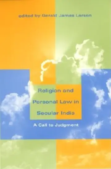 Cover of Religion and Personal Law in Secular India
