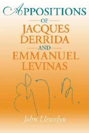 Cover of Appositions of Jacques Derrida and Emmanuel Levinas