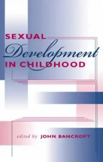 Cover of Sexual Development in Childhood