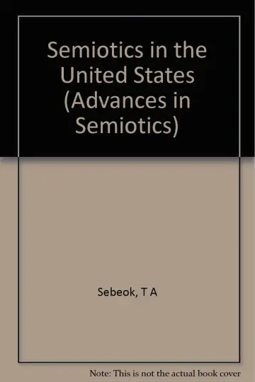 Cover of Semiotics in the United States