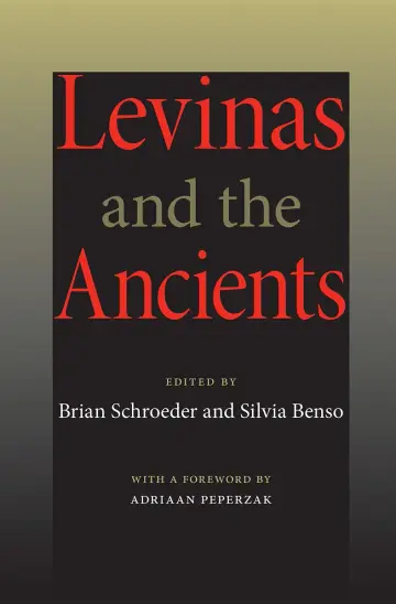 Cover of Levinas and the Ancients