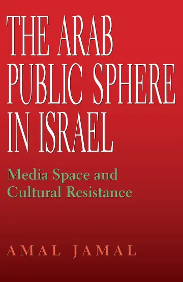 Cover of The Arab Public Sphere in Israel