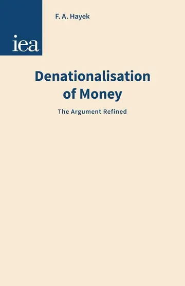 Cover of Denationalisation of Money
