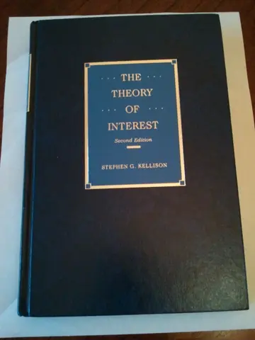 Cover of Theory of Interest