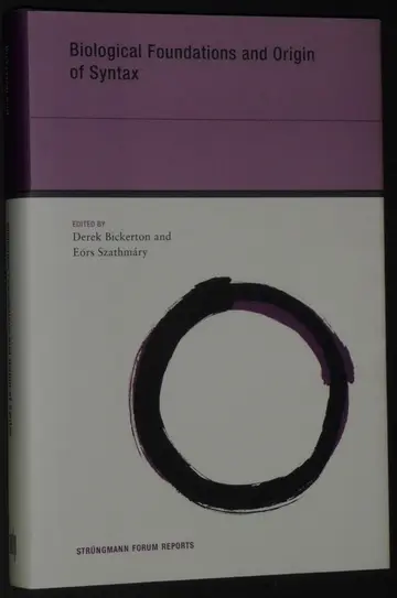 Cover of Biological Foundations and Origin of Syntax