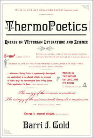 Cover of ThermoPoetics – Energy in Victorian Literature and Science
