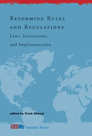 Cover of Reforming Rules and Regulations