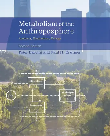 Cover of Metabolism of the Anthroposphere, second edition