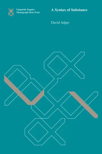Cover of A Syntax of Substance