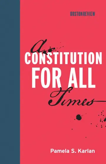 Cover of A Constitution for All Times