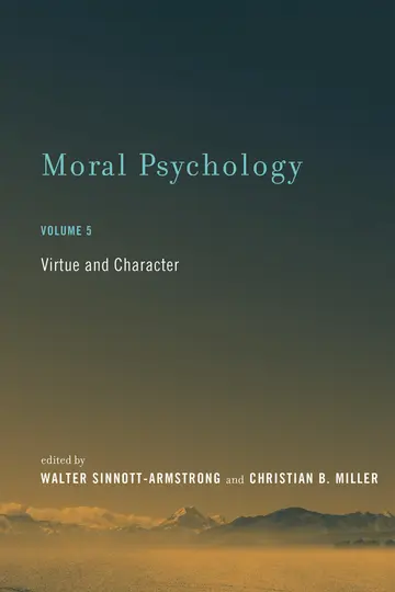 Cover of Moral Psychology