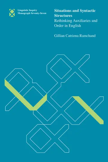 Cover of Situations and Syntactic Structures – Rethinking Auxiliaries and Order in English