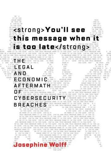 Cover of You'll See This Message When It Is Too Late