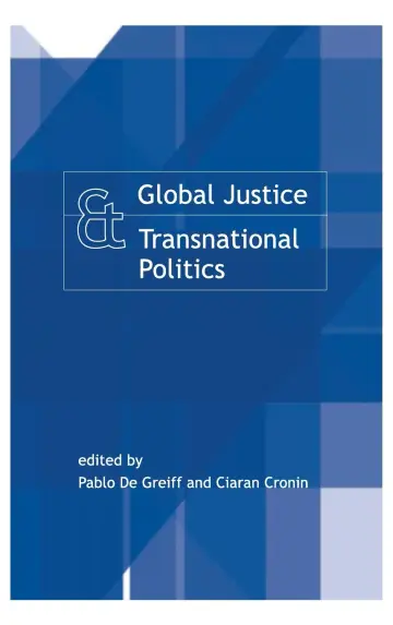 Cover of Global Justice & Transnational Politics