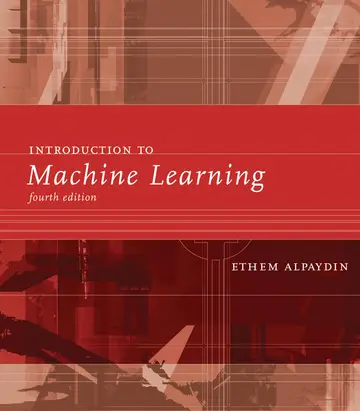Cover of Introduction to Machine Learning, fourth edition