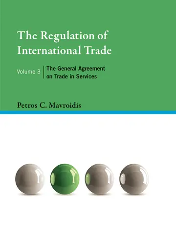 Cover of The Regulation of International Trade, Volume 3