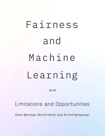 Cover of Fairness and Machine Learning