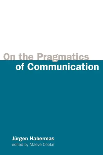 Cover of On the Pragmatics of Communication (OBE)