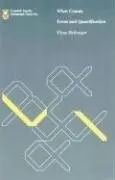 Cover of What Counts – Focus & Quantification
