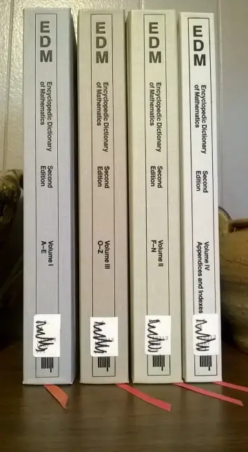 Cover of Encyclopedic Dictionary of Mathematics 2Ed 4V Set
