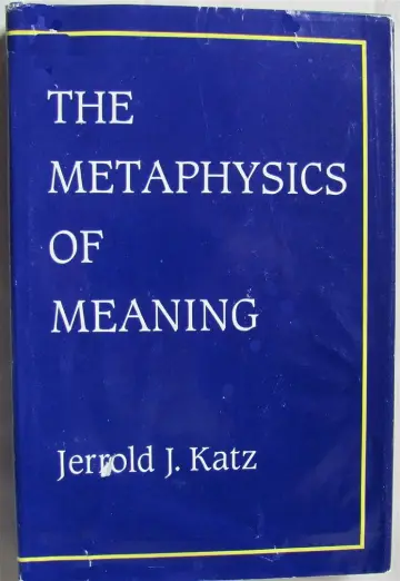 Cover of The Metaphysics of Meaning