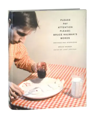 Cover of Please Pay Attention Please – Bruce Nauman′s Words