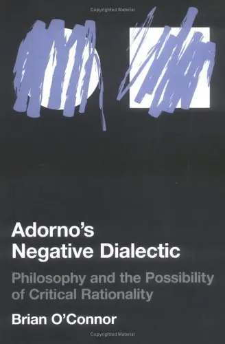 Cover of Adorno's Negative Dialectic