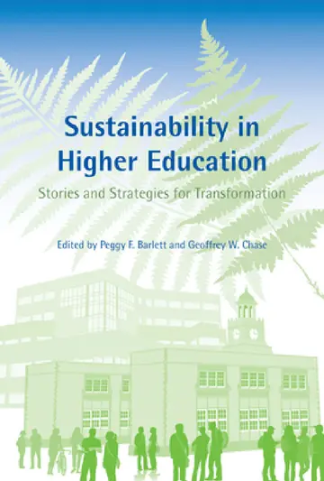 Cover of Sustainability in Higher Education